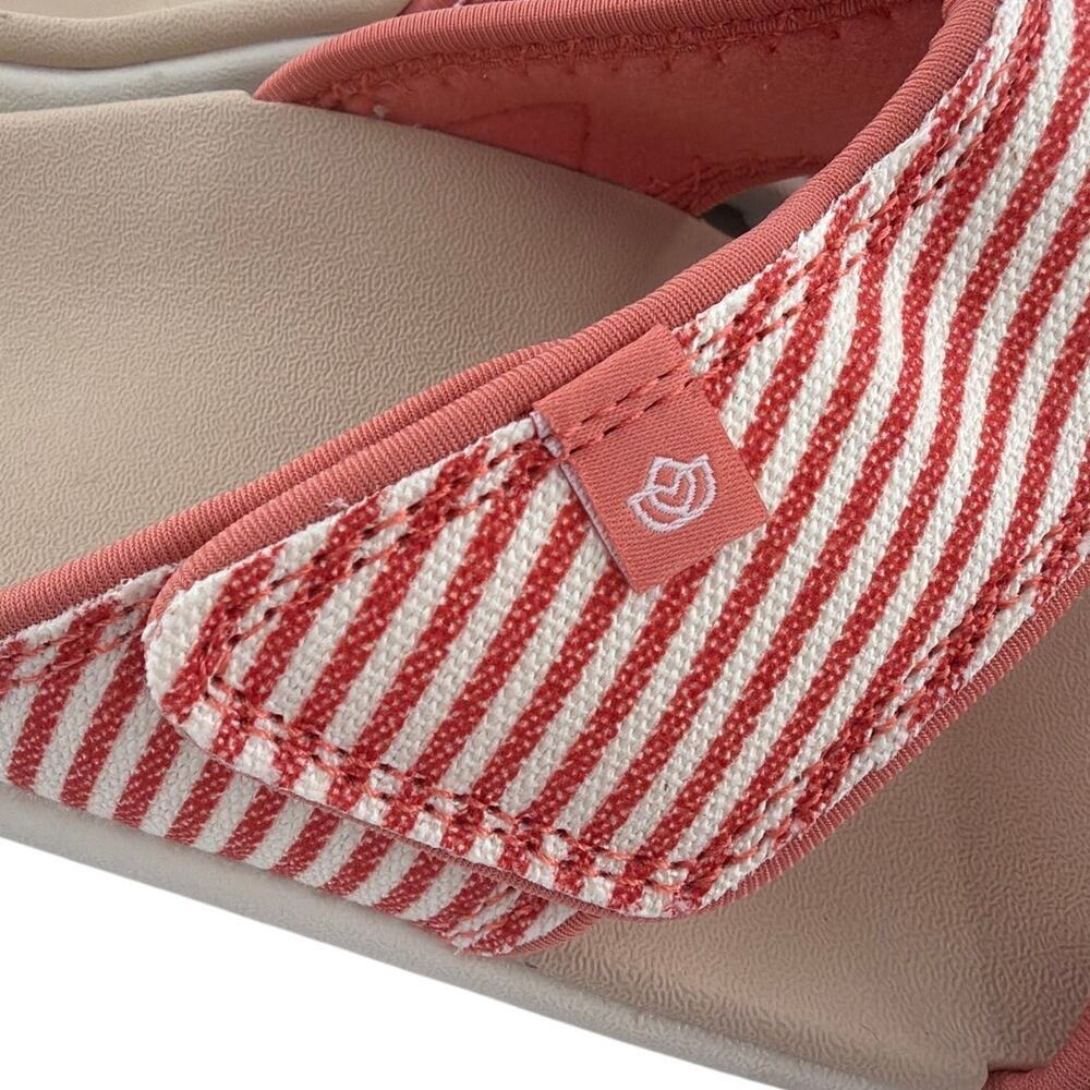 Spenco Women's Crabapple Kholo Stripe Slide Sandals Size 10 - Picture 4 of 11